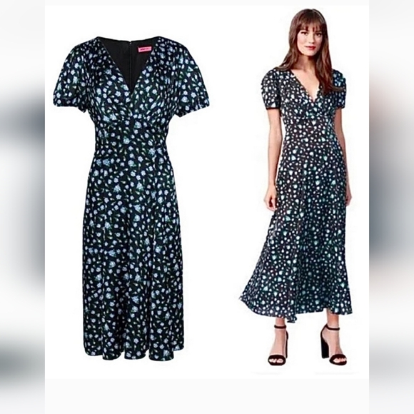 Betsey Johnson Dresses & Skirts - Betsy Johnston Vintage Style Floral Dress